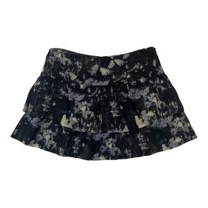 NWOT IRO Catena Tiered Silk Mini Skirt Sz 0